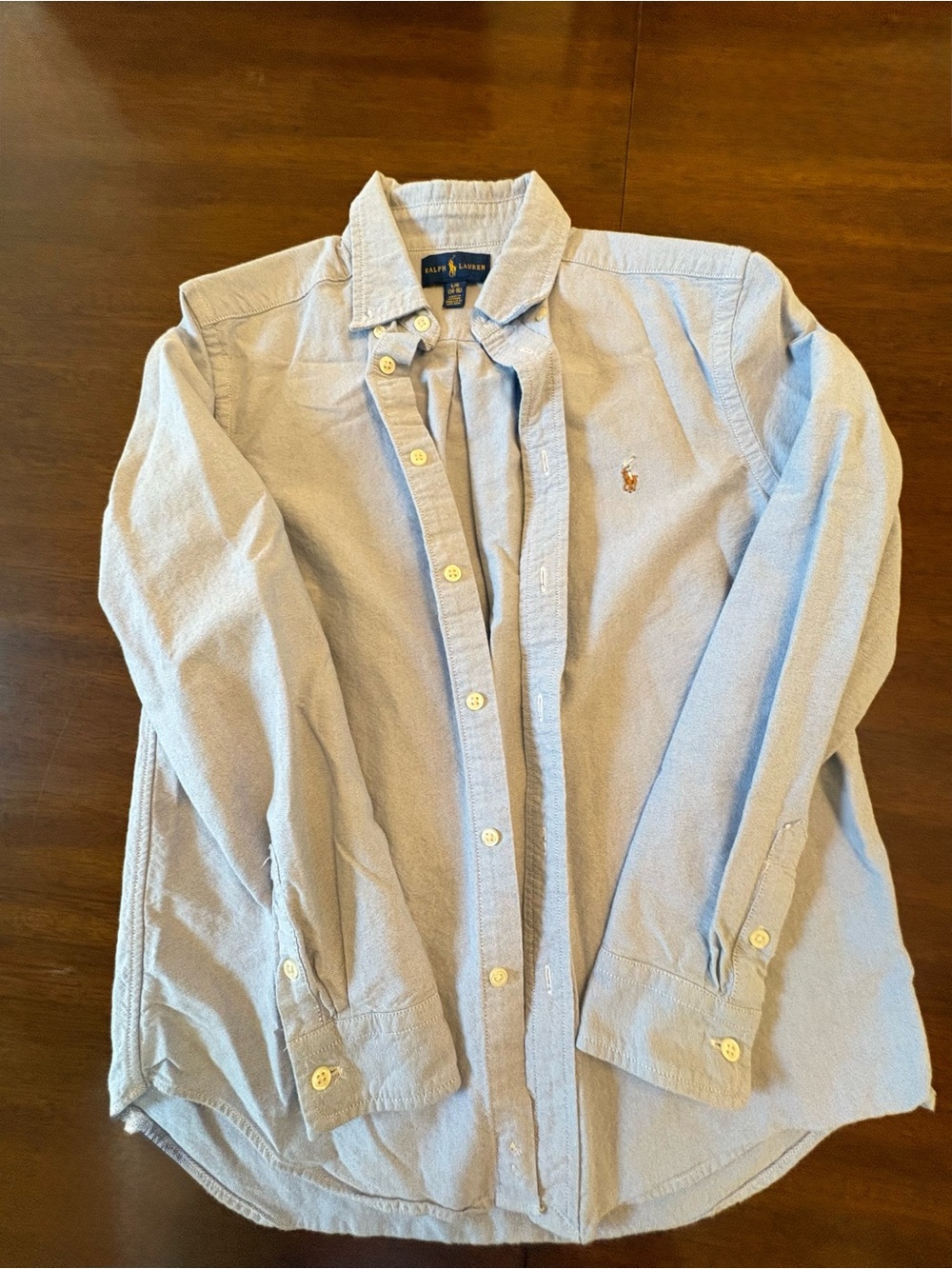 Ralph Lauren Light Blue Men's Oxford Button-Down Shirt